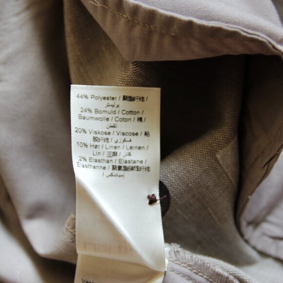 BNWT SS25 LES DEUX REECE PLEATED SLUB SUIT PANTS 34 - Picture 10 of 13